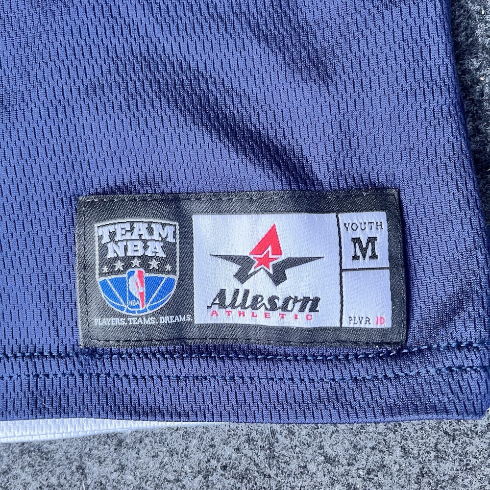 Youth NBA Alleson Athletic Denver Nuggets #2 Navy Reversible Mesh Jersey Size M - Picture 2 of 10